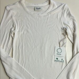 Kuwalla Women's White Long Sleeve Top S